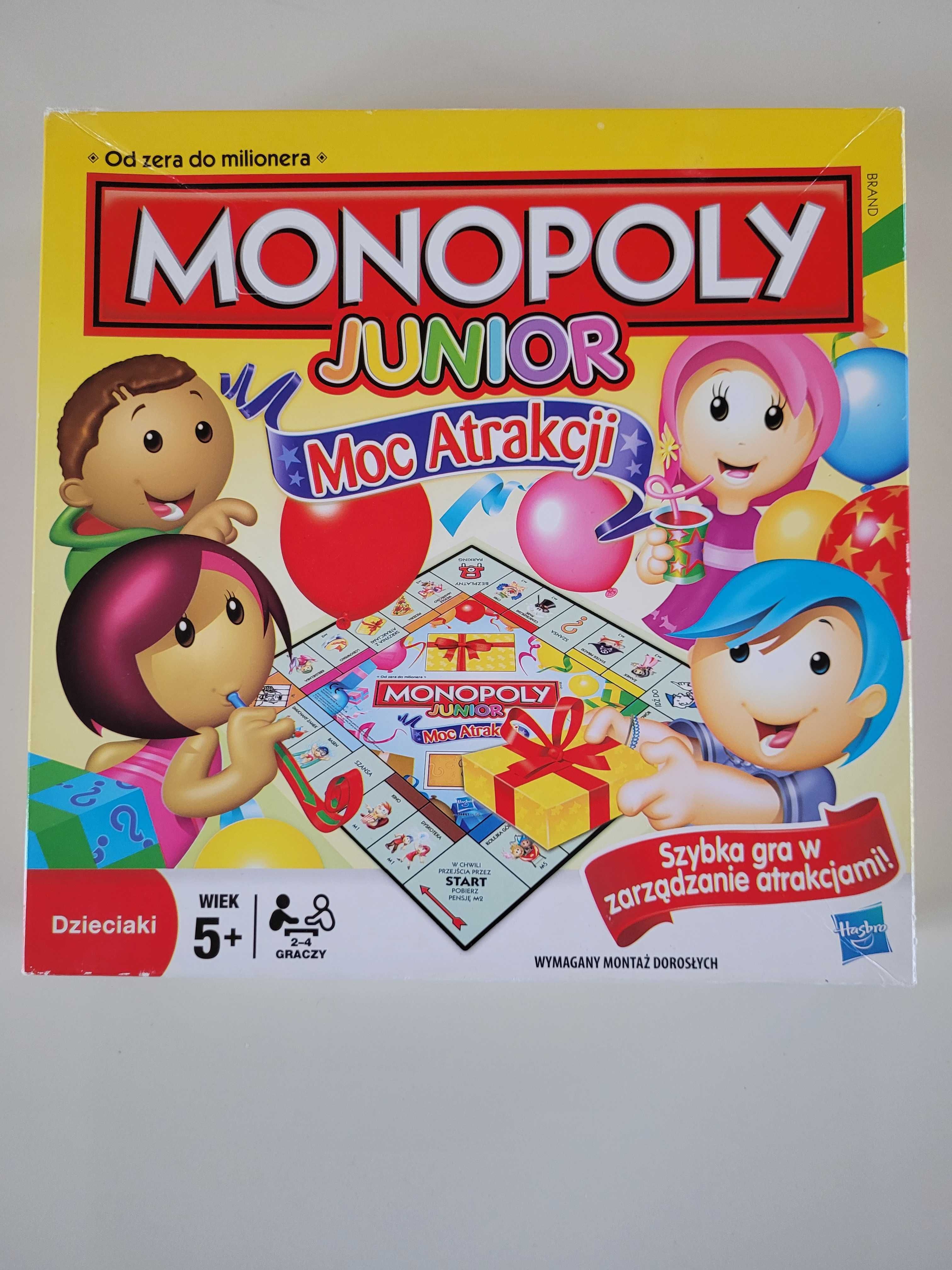 Gra planszowa Monopoly Junior - Moc Atrakcji