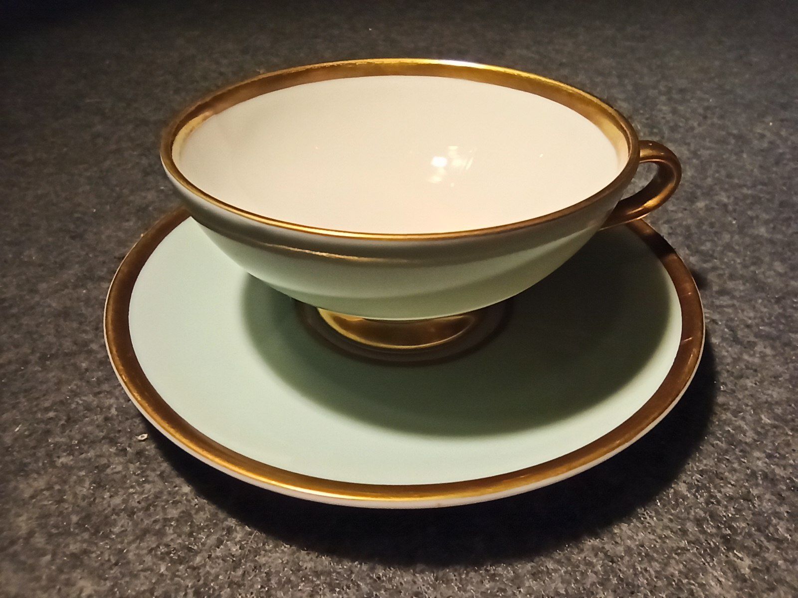 Porcelana Kolekcjonerska Filiżanka do Mokka Hertel Jacob Złocenia HP