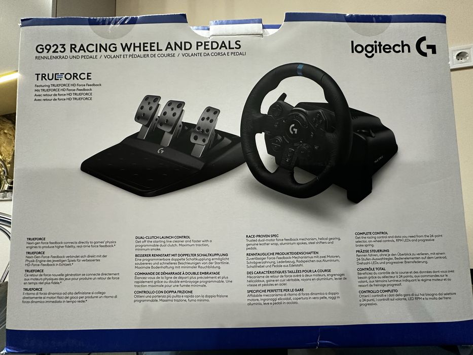 Продажа руля logitech G923 + КПП