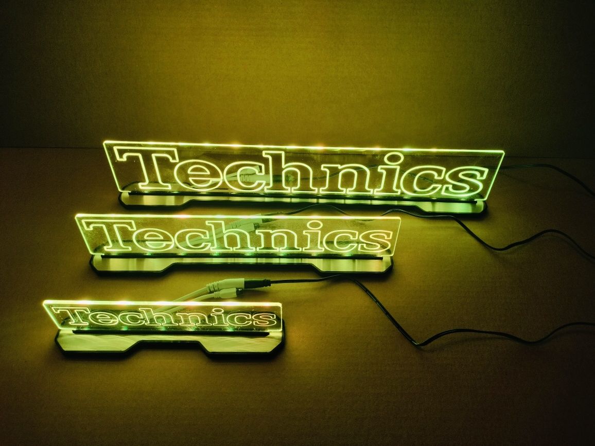 Technics, logo, lampka led