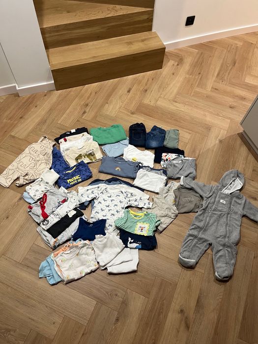 Zesztaw ubranek 74 | duza paczka ubranek 74