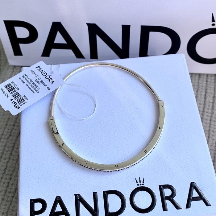 Браслет Пандора оригінальний Бангл I-D Pandora новий срібло 925