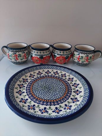 Zestaw ceramika Bolesławiec