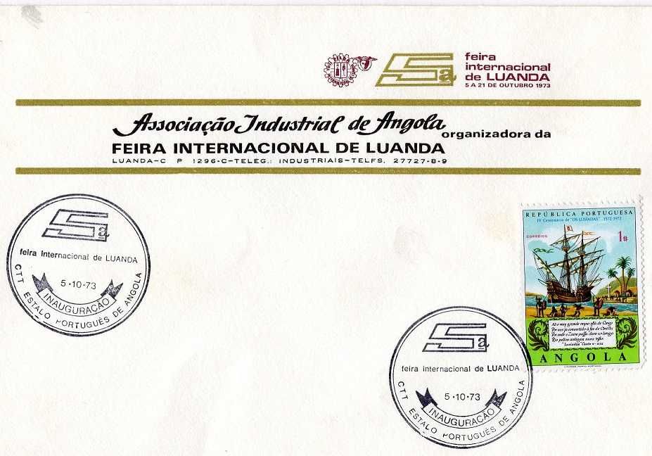 Angola - 1973out05 = 5ªFeira Internacional Luanda.Inauguração