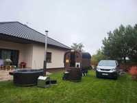 Mobilna sauna & jacuzzi balia ogrodowa Konin domowe Spa