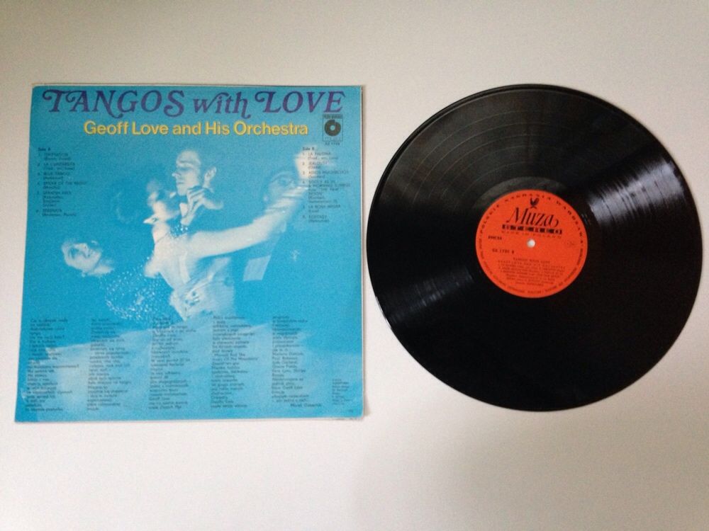 Пластинка tangos with love Geoff love and His Orchestra,винил,танго