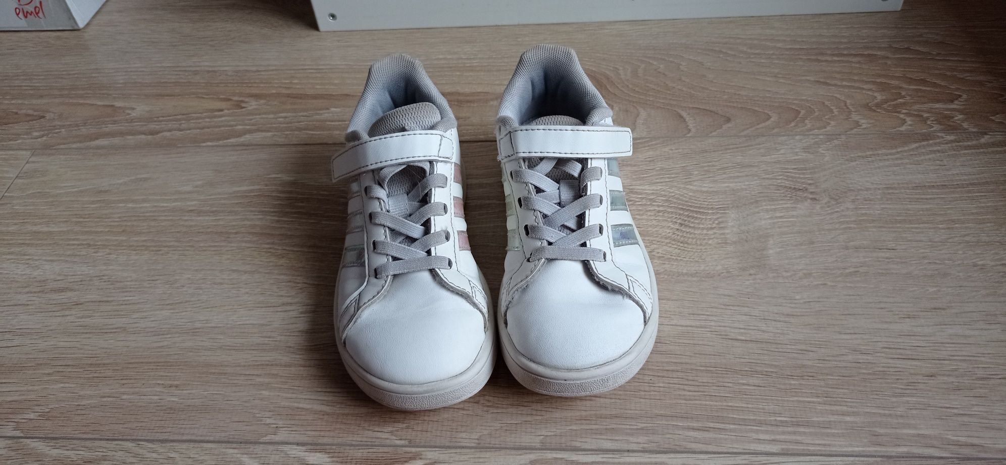 Buty buciki adidas adidasy sneakersy r. 29 holo metaliczne tęczowe