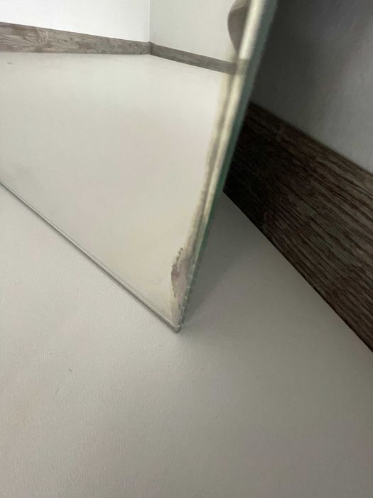 Lustro natynkowe z matą antypara podświetlane LED 120x60 prostokąt