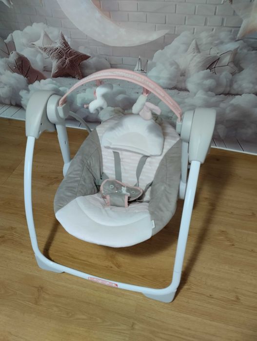 Leżaczek Bujaczek Ingenuity Comfort 2 Flora melodie automatyczny