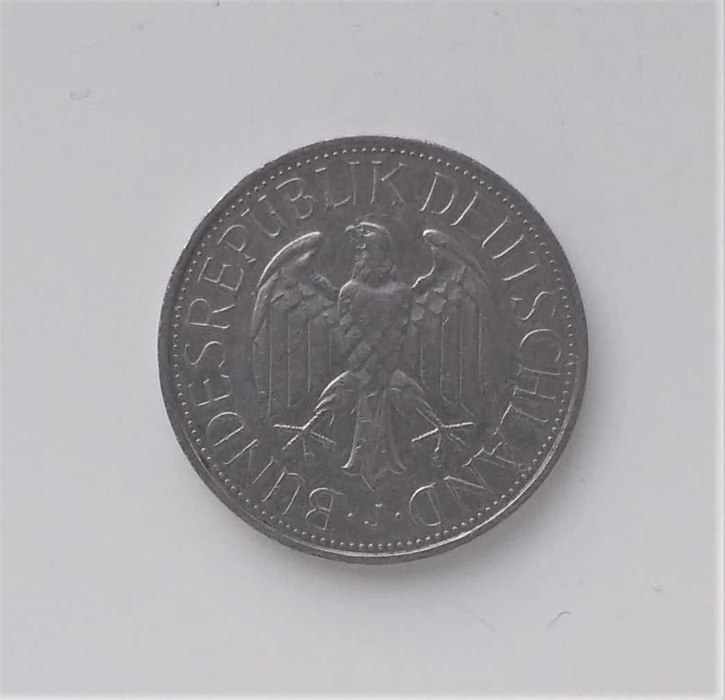 Две монеты Германии / ФРГ 1 марка 1956/83, VF-XF