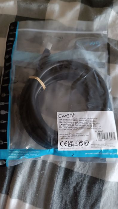 Cabo display port 3mts - Totalmente Novo