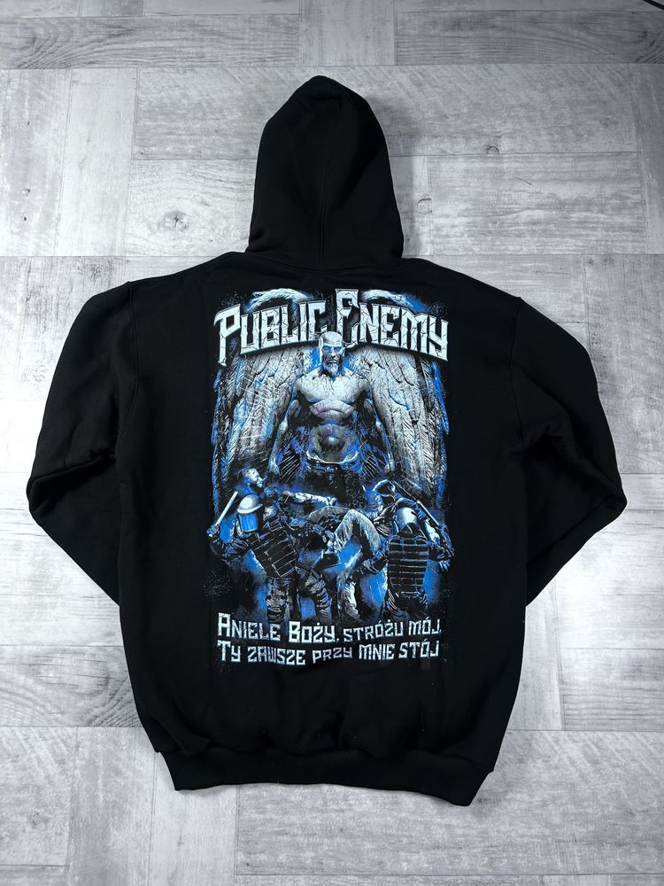 Nowa czarna bluza Public Enemy Aniele boży stróżu mój