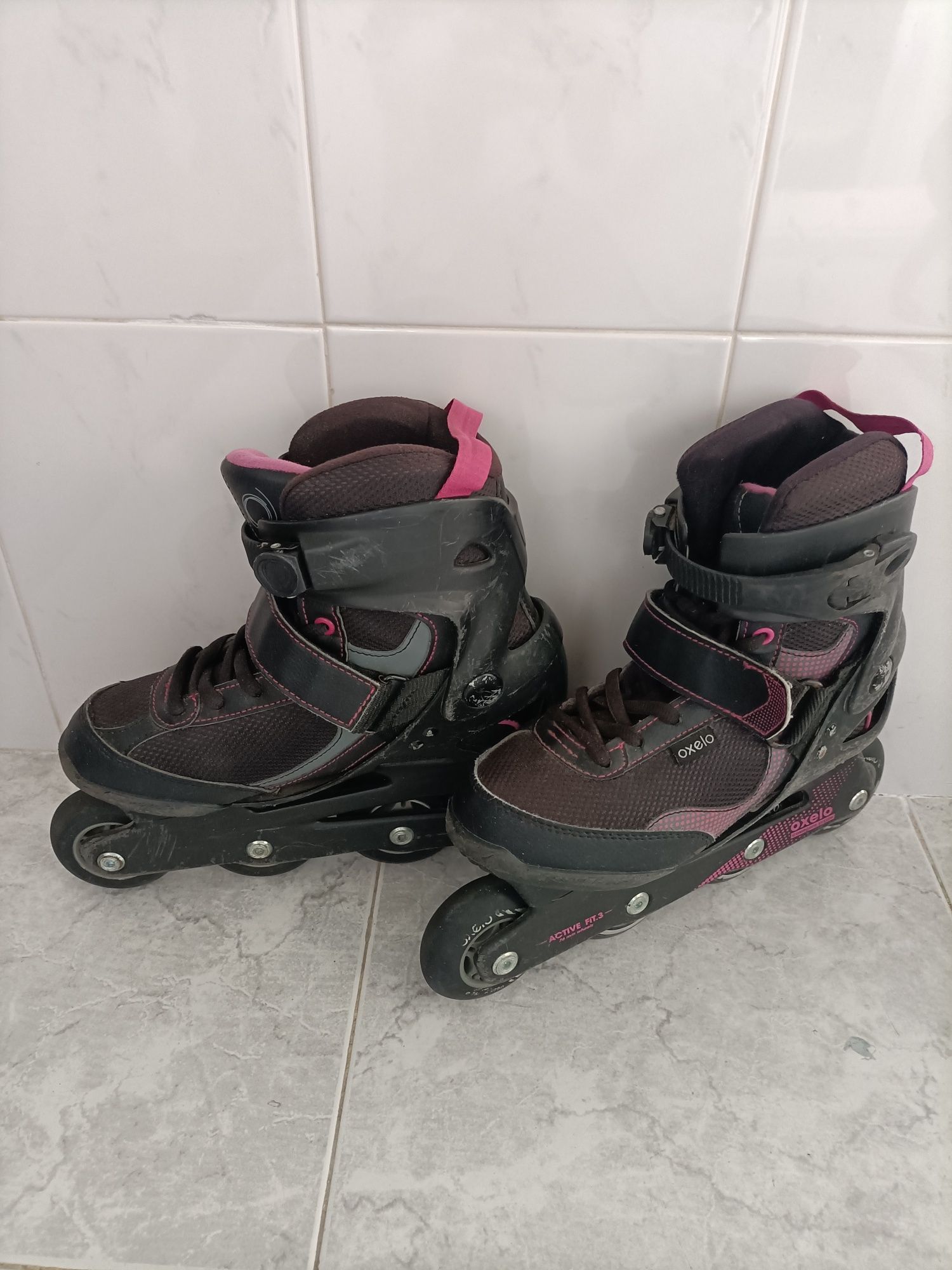 Patins em linha.