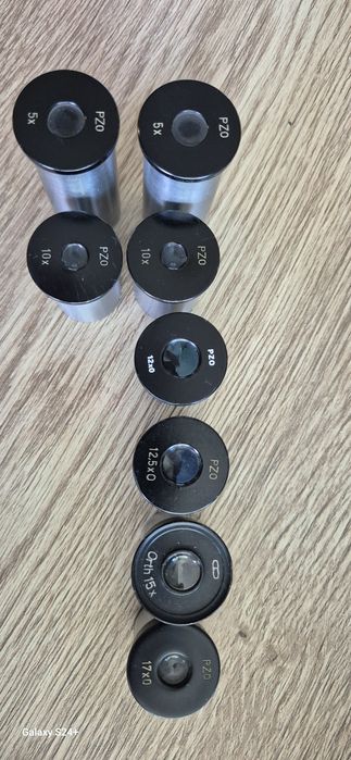 Okular do mikroskopu PZO 5x 10x 12x 12,5x 15x 17x