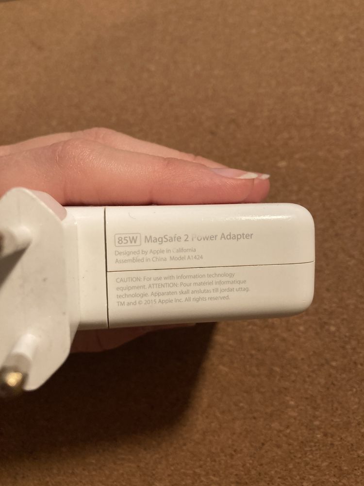 Carregador 85W Magsafe 2 Power Adapter (AVARIADO) + Corrente Extensão