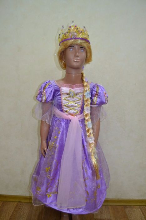 продам классное платье принцессы Рапунцель, дисней