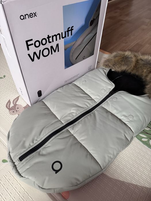 Зимовий конверт Anex Footmuff WOM light gray