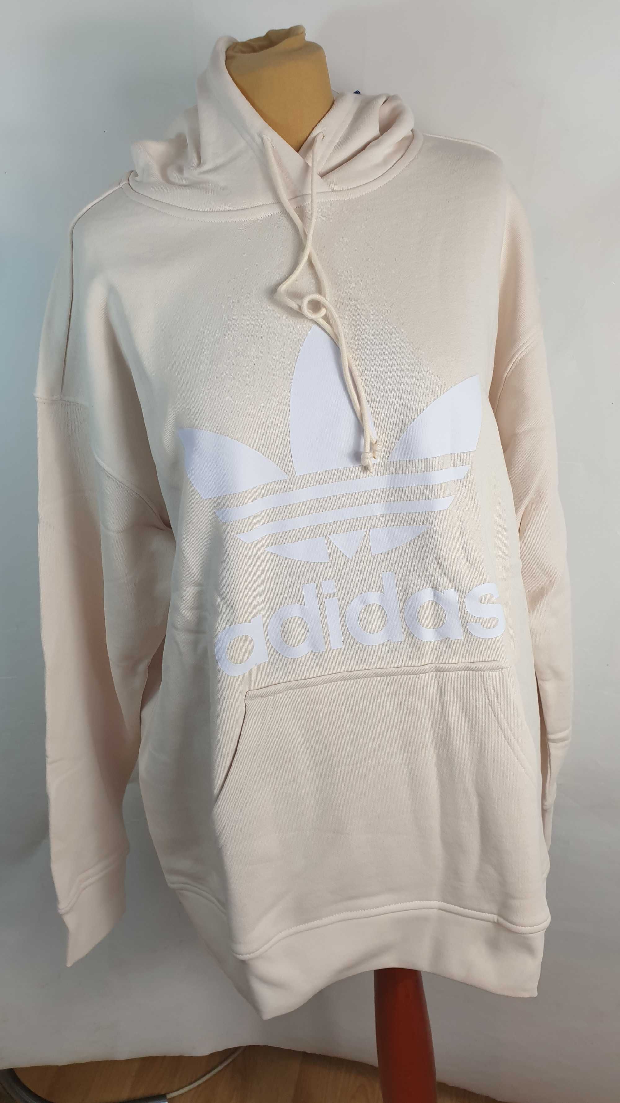 Adidas bluza damska wkładane przez głowę, z kapturem rozmiar 46/48 xl