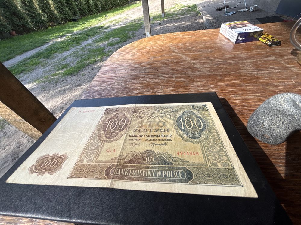 Banknot 100zł 1941r 1. Sierpnia seria A