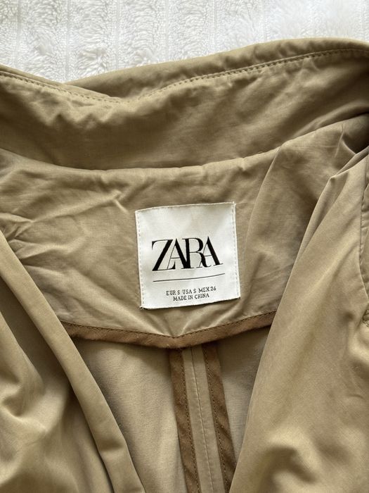 Тренч Zara (хакі/беж)