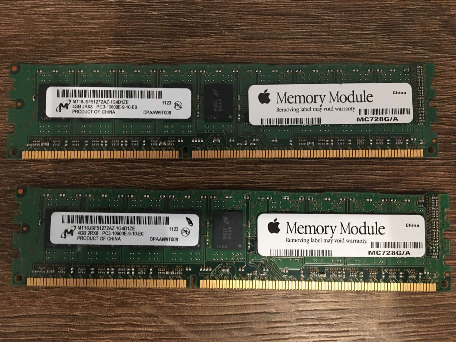 RAM 4GB 1333Mhz Mac pro 4,1 5,1