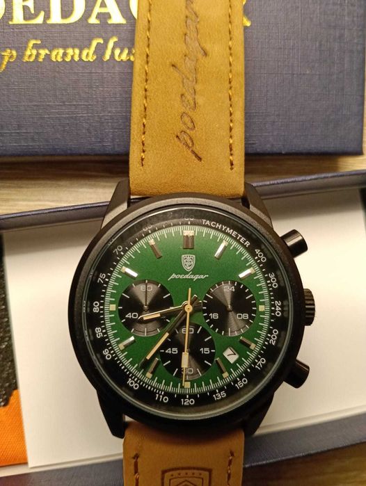 Relógio Poedagar Chronograph ref: 921B Novo