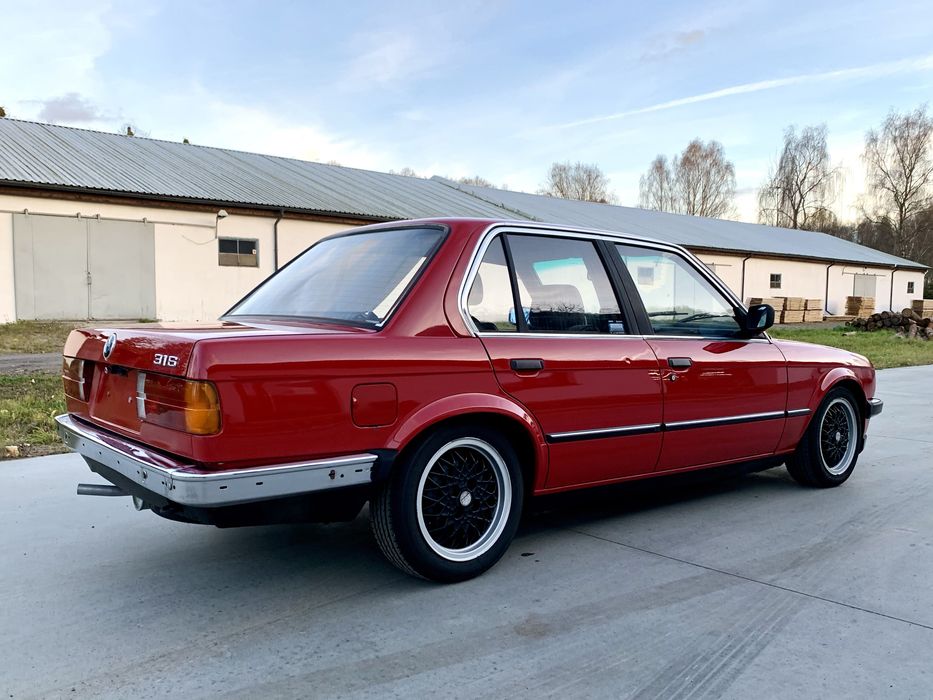 BMW 316 e30 1985 rok wąska lampa BBS OBC nowy gwint