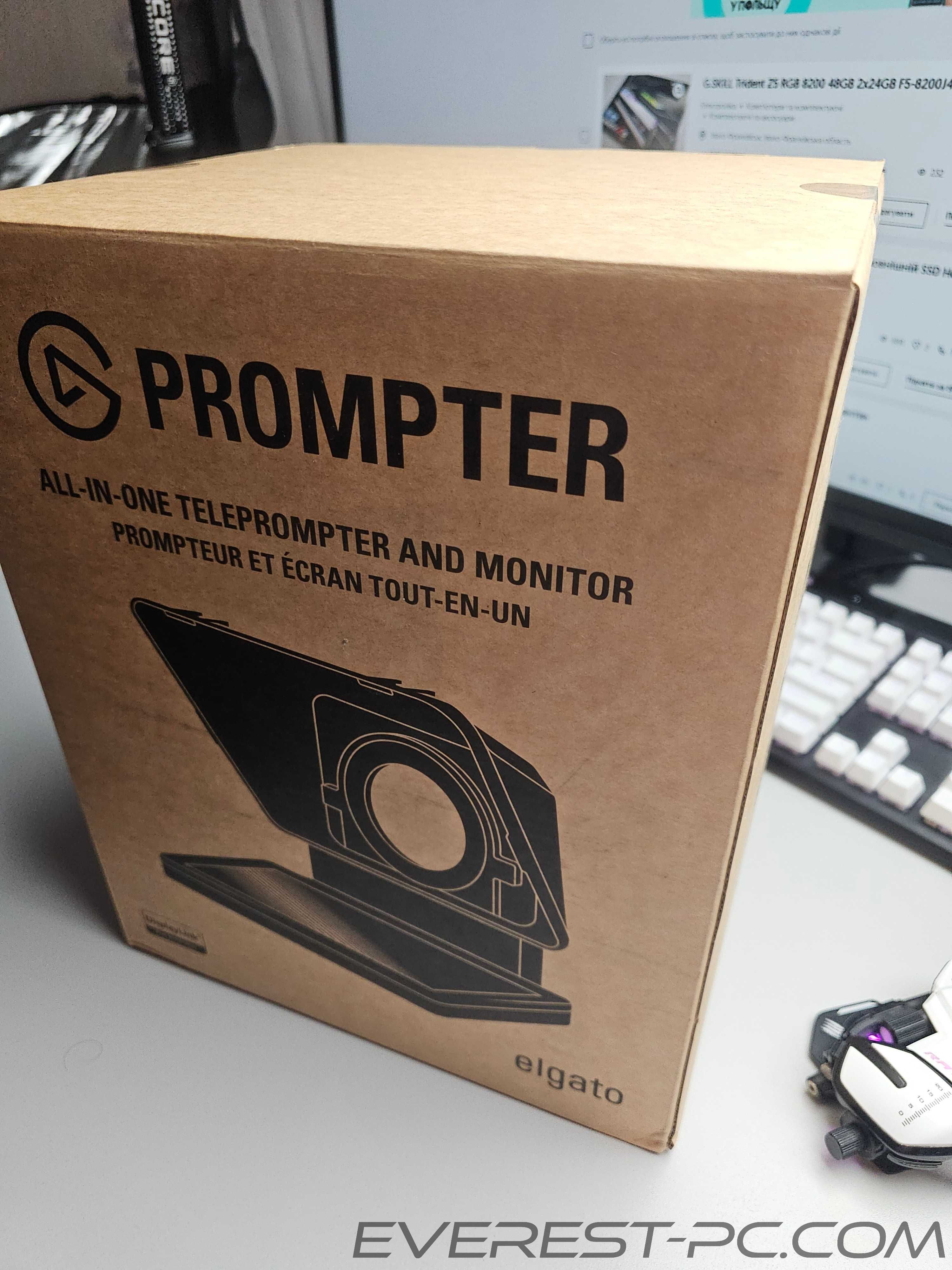 Elgato PROMPTER суфлер з вбудованим екраном USB-C •Нові•Наявність•