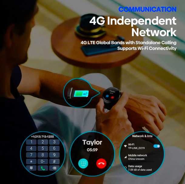 Zeblaze Thor Ultra Смарт годинник  на Android Міжнародна версія 4G LTE