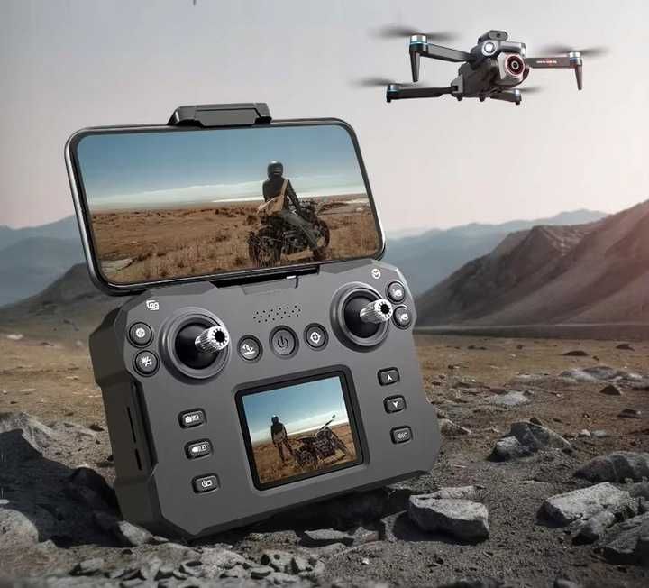 DRON 3X KAMERA 8K wifi zawis 4000m zasięgu 60min lotu + 3 AKUMULATORY
