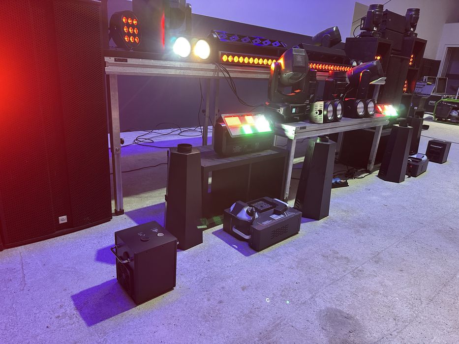 Sistema de Som e Iluminação Profissional Completo