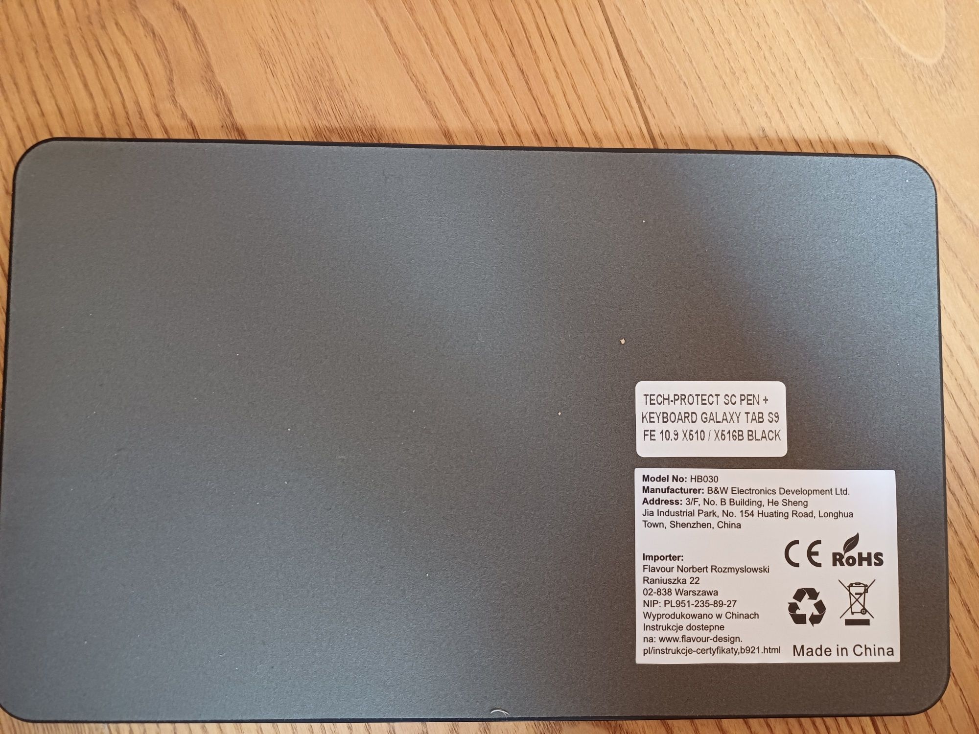 Klawiatura na Bluetooth Keyboard Galaxy Tab S9 Fe