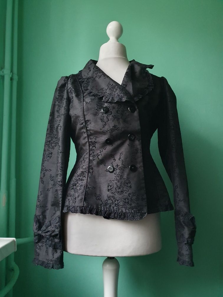 Gotycki wiktoriański żakiet Spin Doctor (rare!) romantic gothic lolita