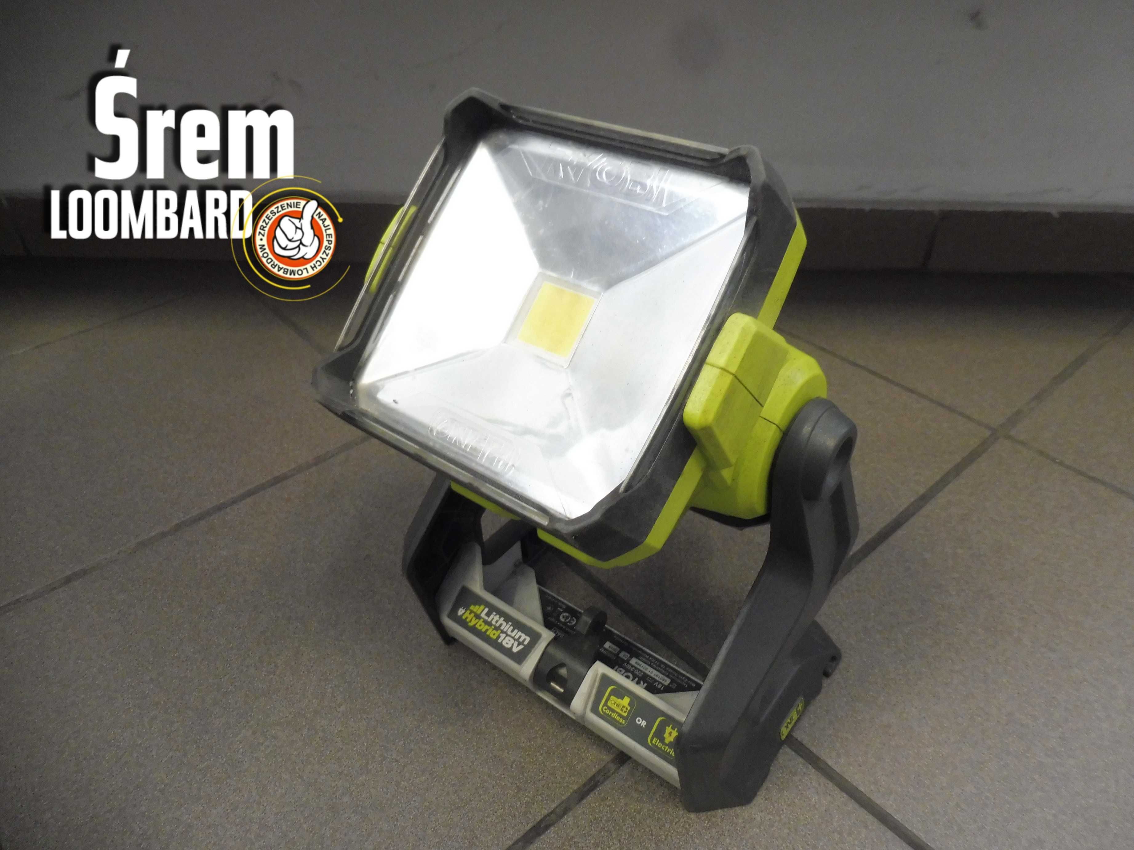 Lampa Ryobi R18ALH-0 + Akumulator 2.0 Ah, Stan db!