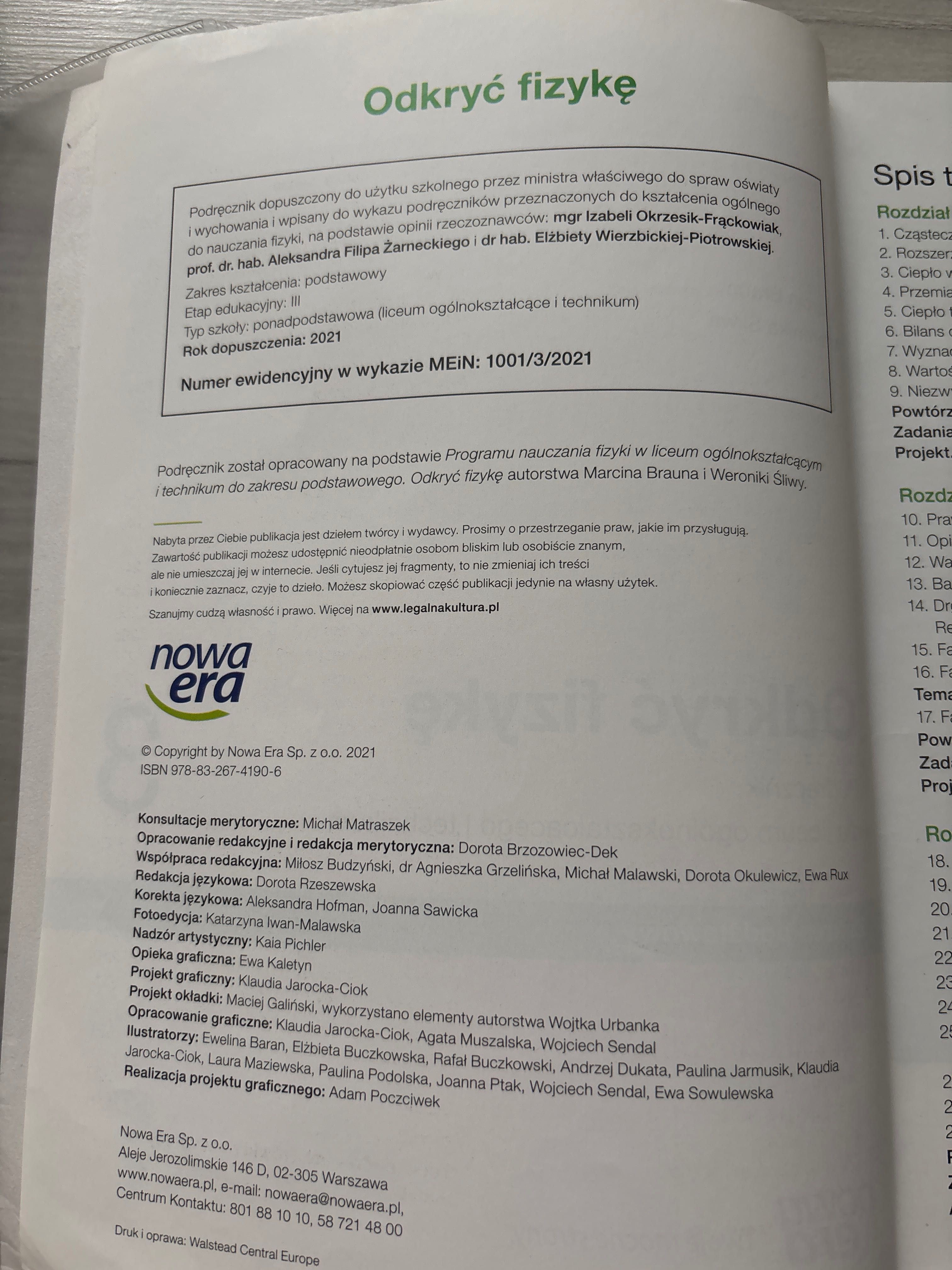 Odkryć fizykę  3 podrecznik