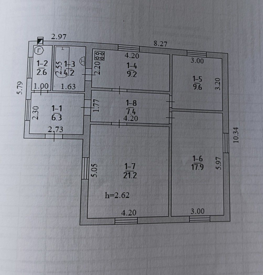 Будинок 78 кВ.м., 3 кімнати, с. Садове, Харківська обл.
