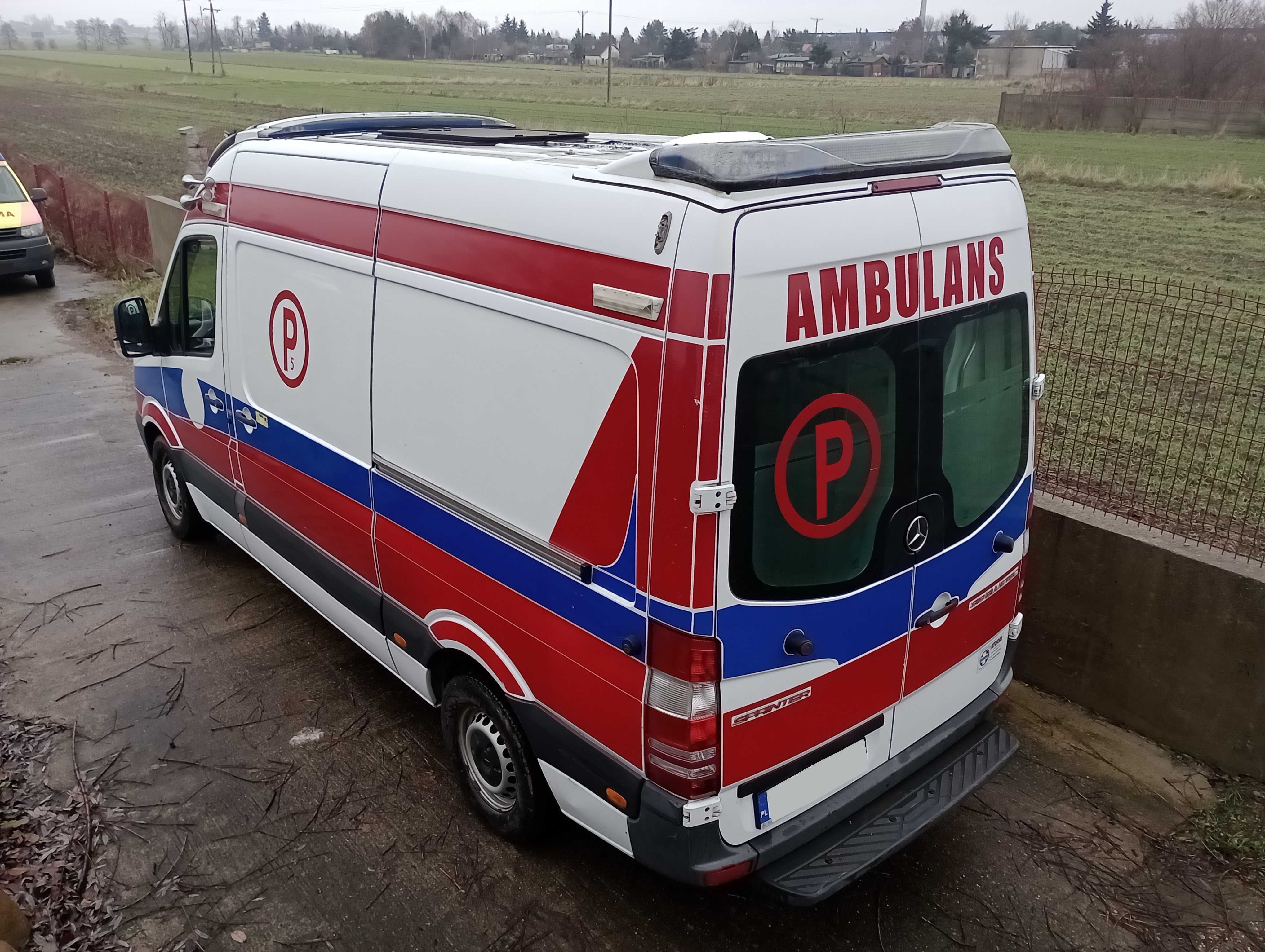 OKAZJA Automat Sanitarny Mercedes Sprinter 319 3.0 Karetka Ambulans