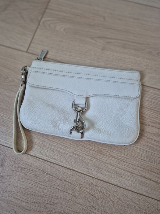 Mała kopertówka torebka biała Rebecca Minkoff używana