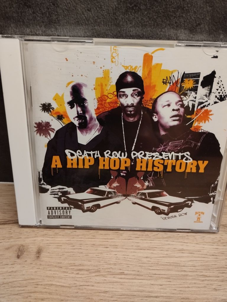 Death Row presents a hip hop history 

Dr. DRE
2pac
Snoop Doggy Dogg
I