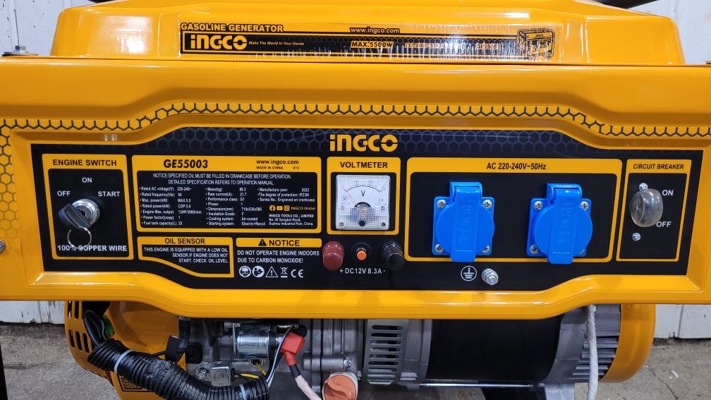 Генератор INGCO (5.5kw)