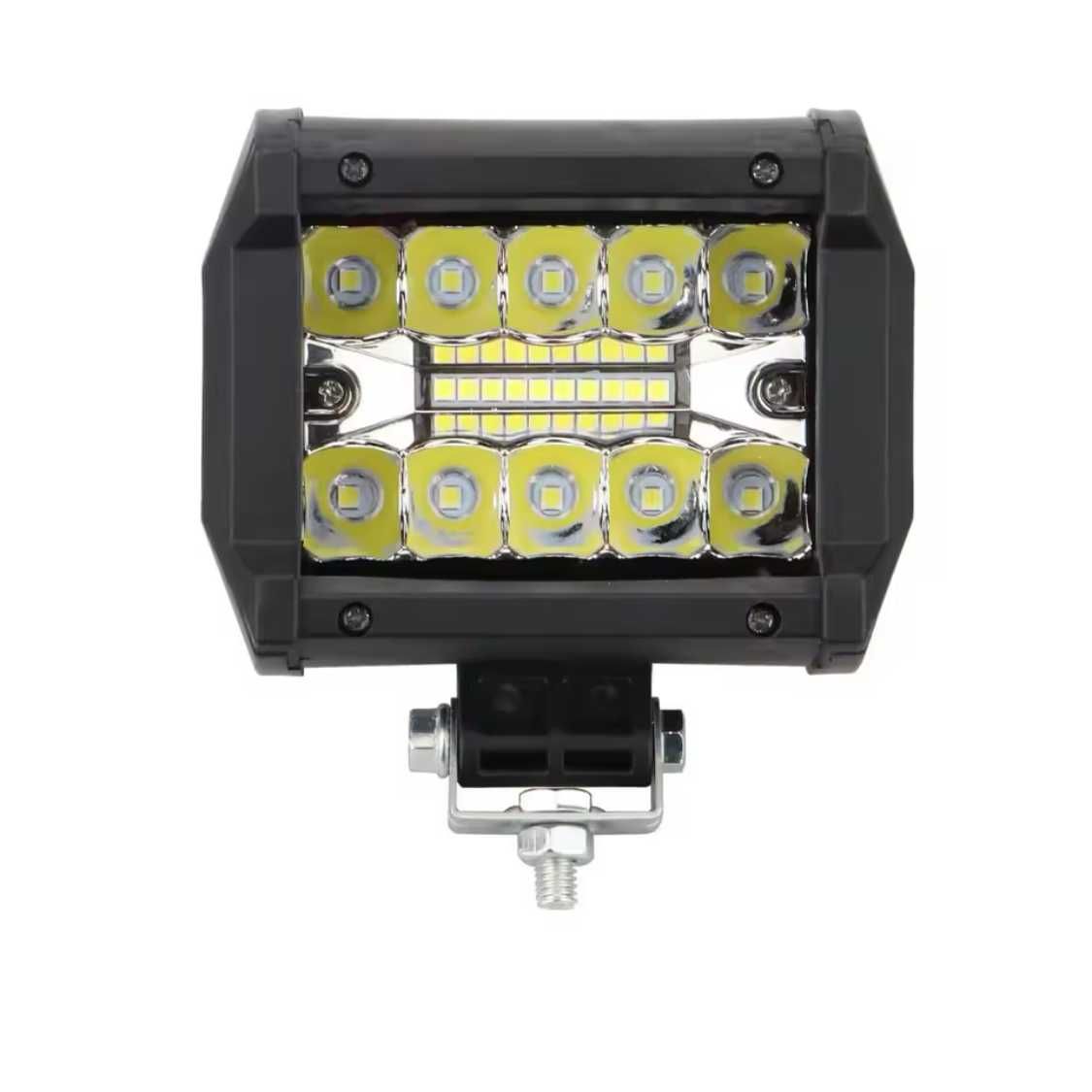 Par faróis auxiliares LED offroad spot quadrado