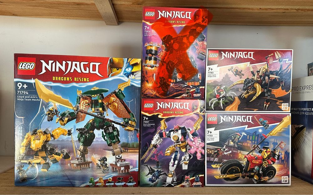 Lego ninjago 71794, 71807, 71783, 71782 Лего ніндзяго