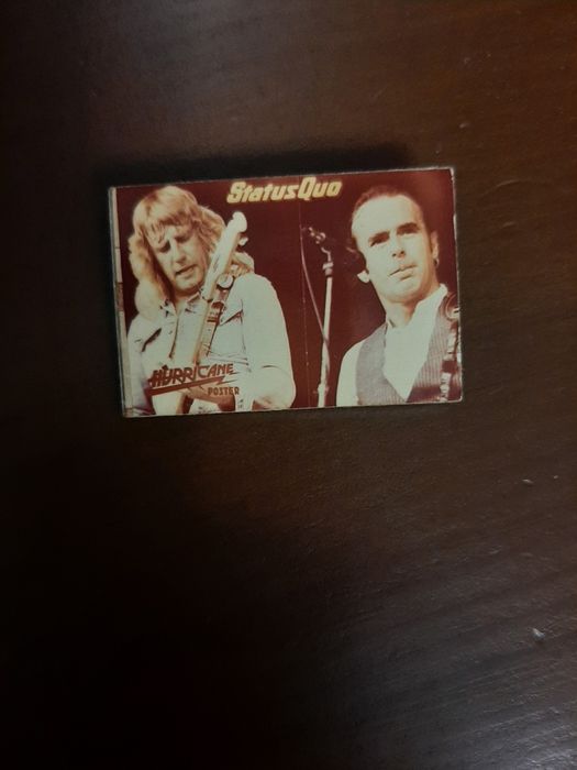 Значок группы Status Quo (1980 год) Раритет.
