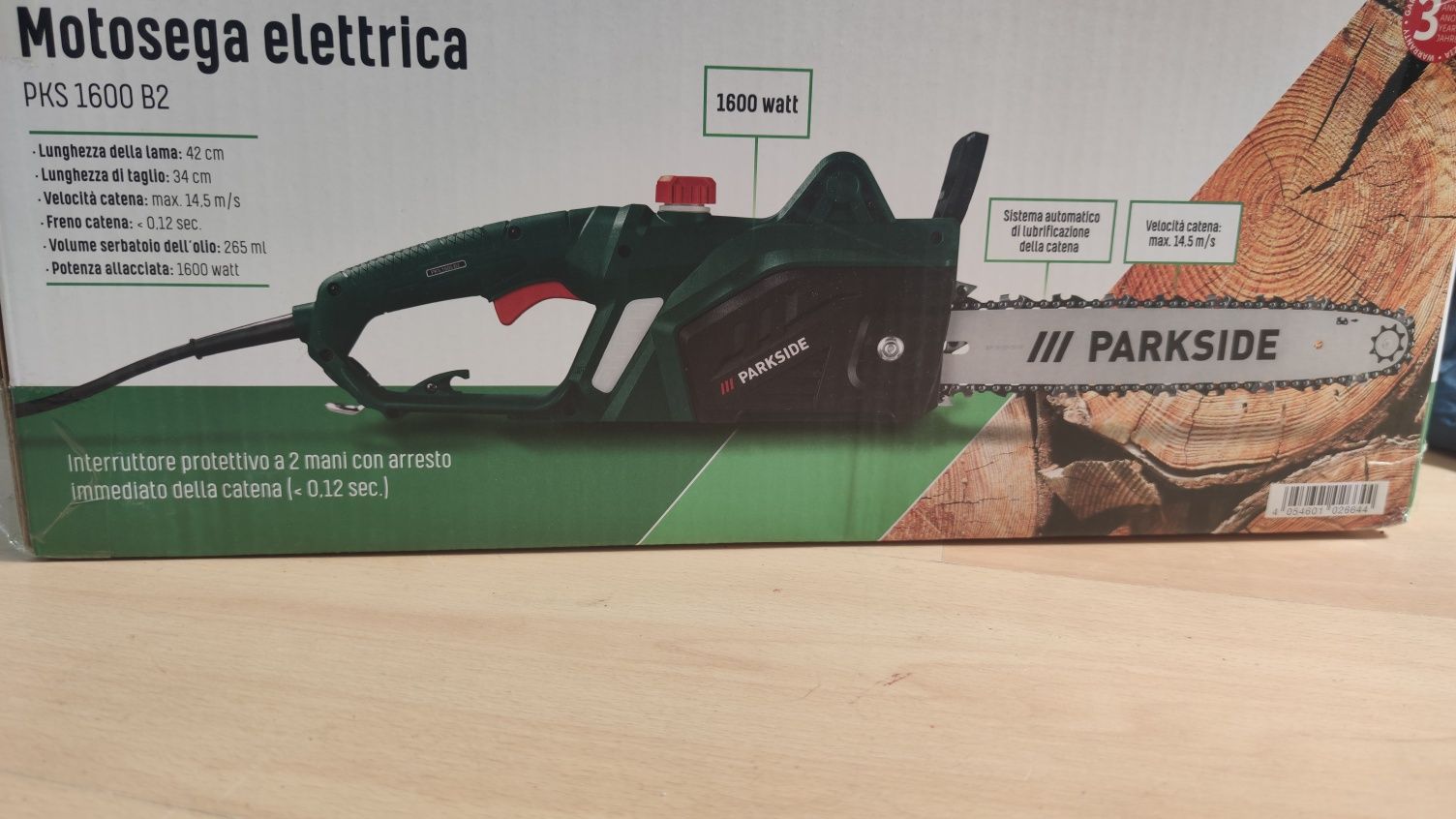 Motosserra elétrico 1600 w novo com garantia envio ao domicílio caract