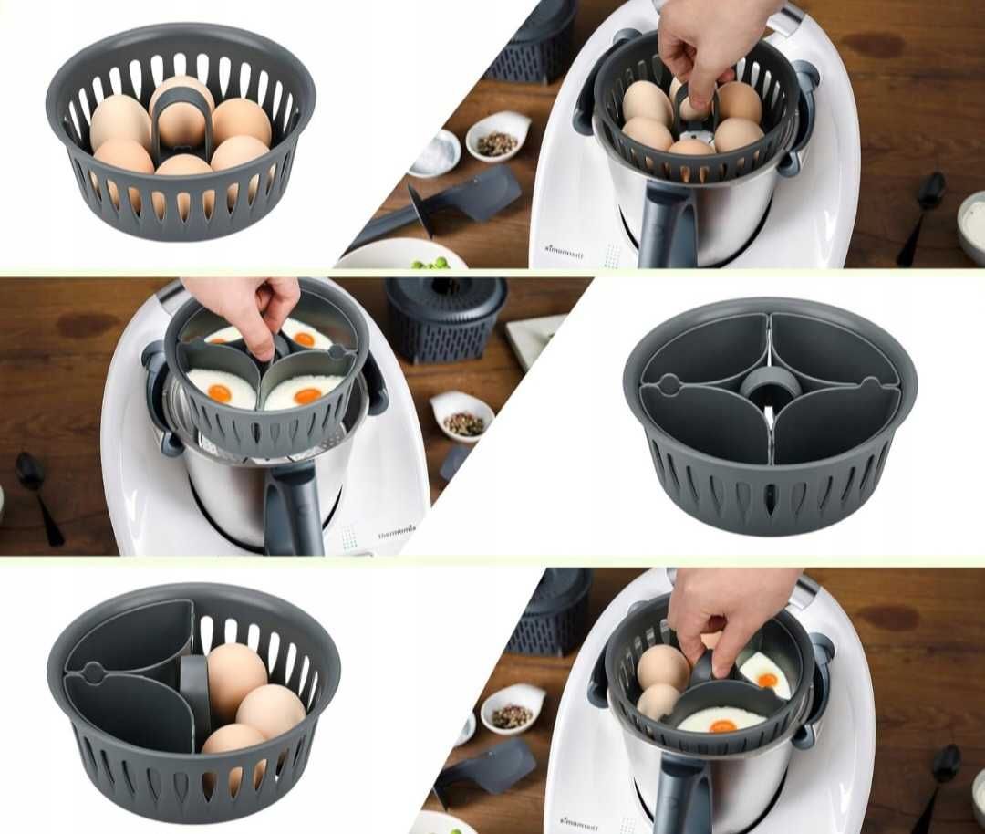 Wkład do gotowania jajek koszyk 2w1 do Thermomix Vorwerk TM6 TM5 TM31