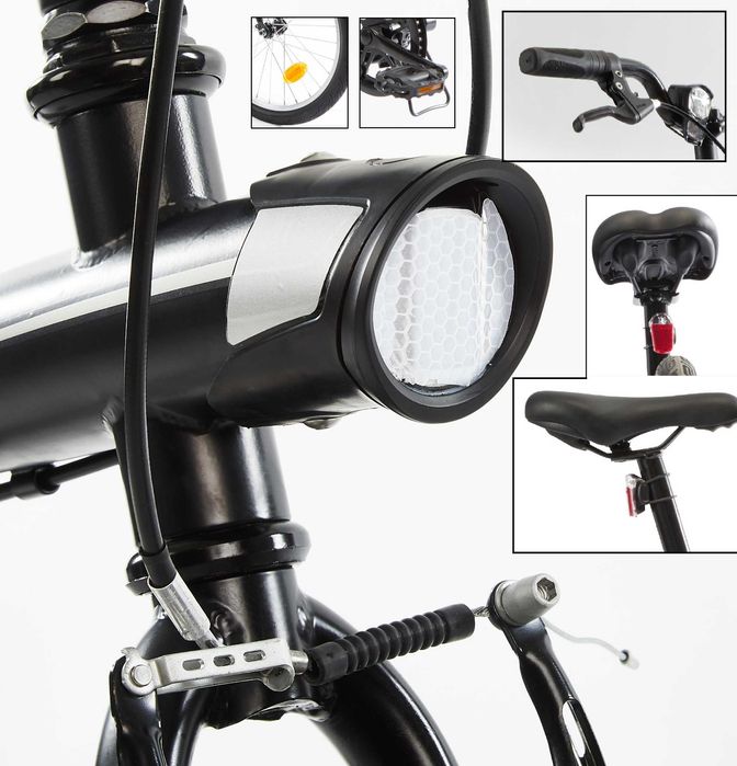 Bicicleta Dobrável Com Acessórios