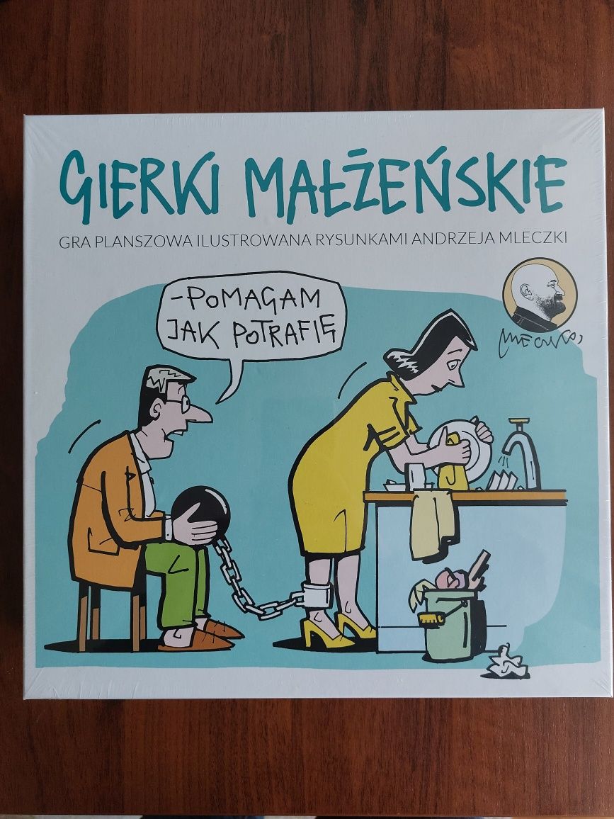 Gra planszowa "Gierki małżeńskie" folia