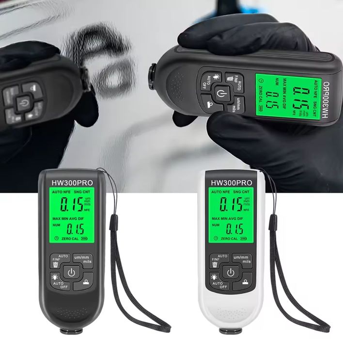 Medidor de Espessura de Revestimento c/ LCD Hw-300 pro *NOVO