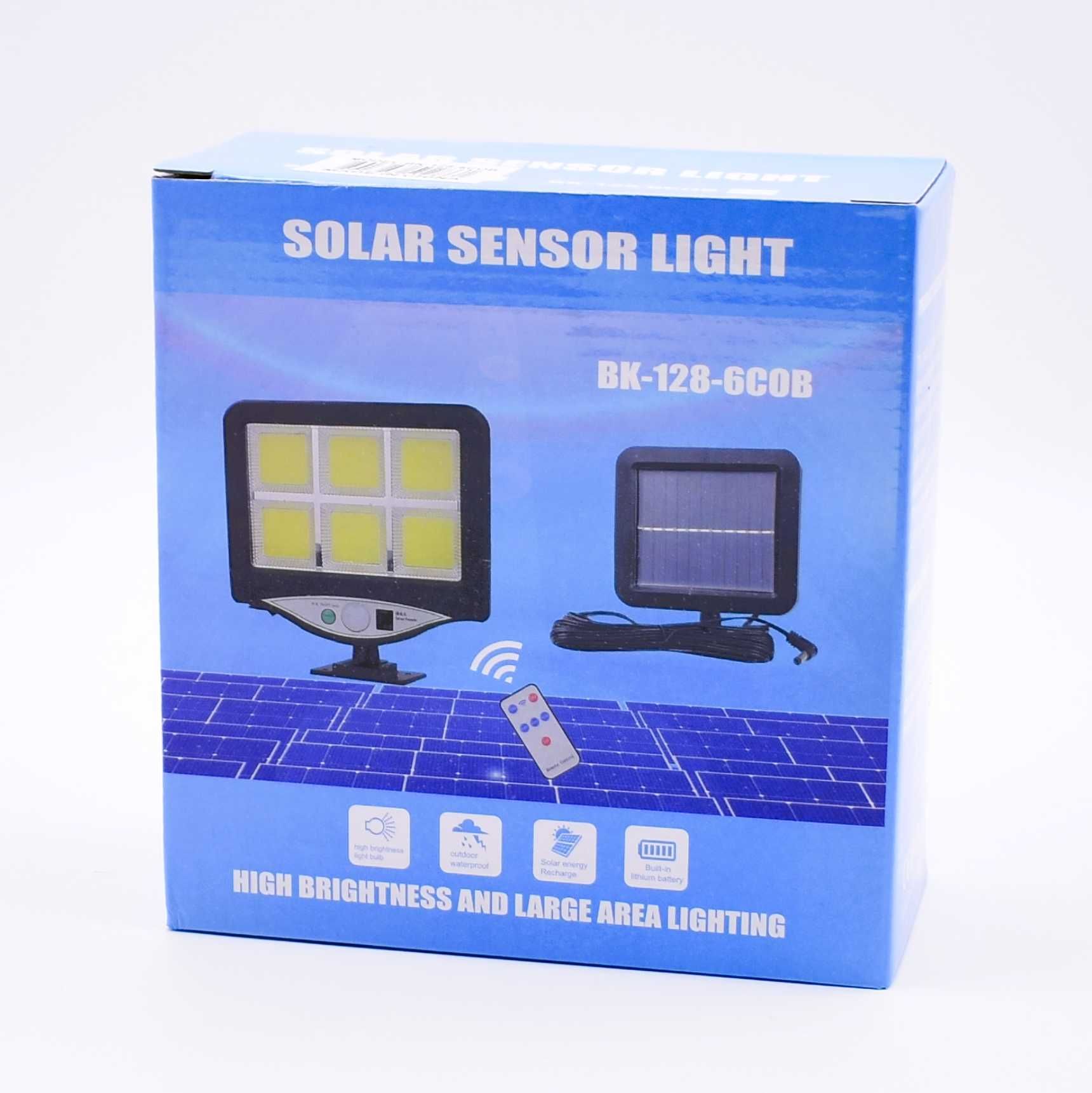 Уличный фонарь BL-128 6LED с датчиком движения