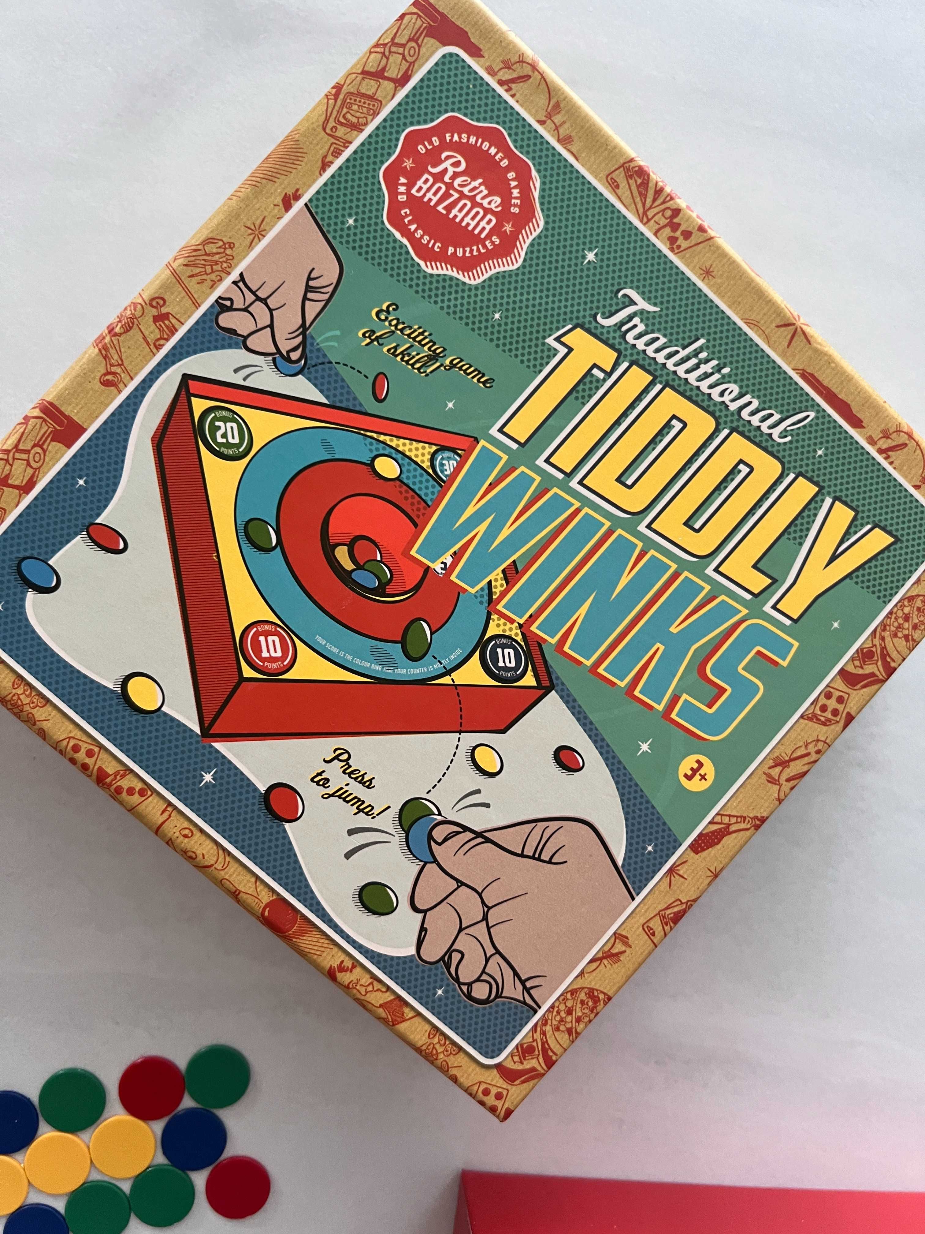 Tiddly Winks pchełki retro gra stan idealny